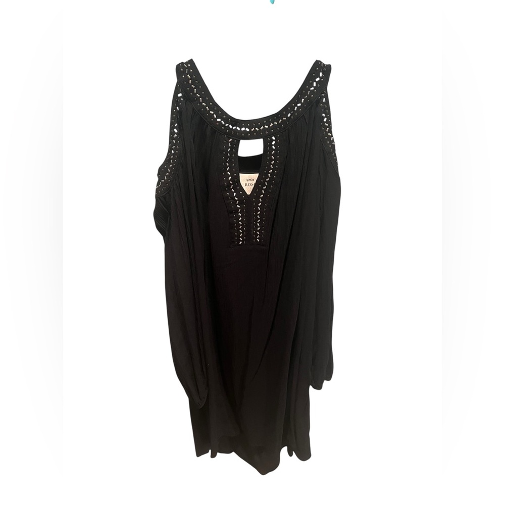 Knox Rose Black dress with Cutout and sequin Detail women’s large